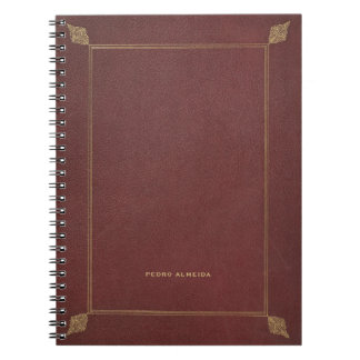 Oude Boek Hoesje stijl Naam Oude Fashioned Notitieboek