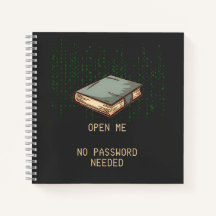 Oude boek met binaire code citaat voor Tech Geek
