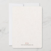 Oude boek Roos Lijst bruiloft uitnodiging (Achterkant)