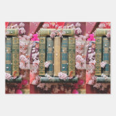 Oude boek stekels & bloesems inpakpapier vel (Voorkant 2)