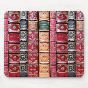 Oude boekbibliotheek muismat