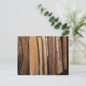 Oude boeken briefkaart (Staand voorkant)