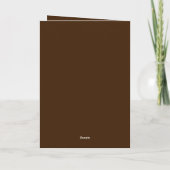 Oude boeken en herfstbloemen kaart (Achterkant)
