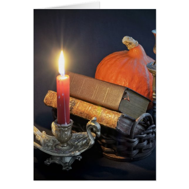 Oude boeken en zandloper (Voorkant)