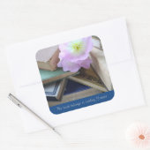 Oude boeken met sleutelbloem ex-libris vierkante sticker (Envelop)