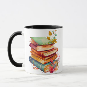 Oude boeken mok