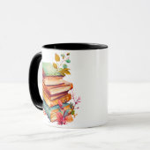 Oude boeken mok (Voorkant links)