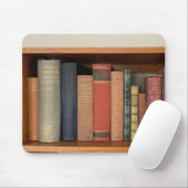 Oude boeken Mousepad Muismat (Met muis)