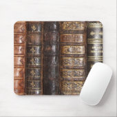 Oude boeken muismat (Met muis)