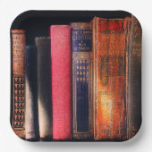 Oude boeken papieren bordje (Voorkant)