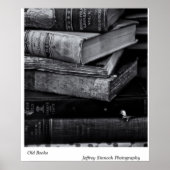 Oude boeken poster (Voorkant)