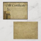 Oude boeken - Prim Cards van het Cadeaucertificaat Kortingskaartje (Voorkant / Achterkant)