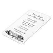 Oude Boeken Restaurant Reclame Aangepaste Magneet (Linkerzijde)