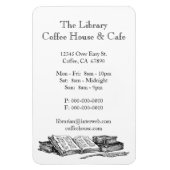 Oude Boeken Restaurant Reclame Aangepaste Magneet (Verticaal)