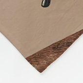 Oude boeken veren bril patroon fleece deken (Hoek)