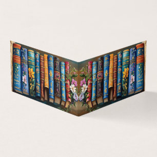 Oude boeken visitekaartje