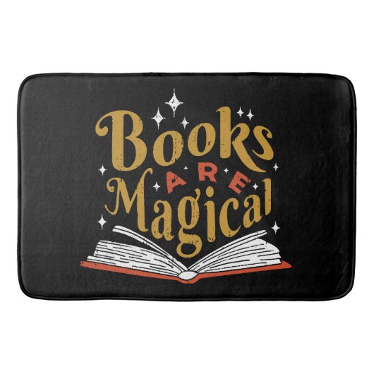 Oude boeken zijn magisch badmat (Voorkant)
