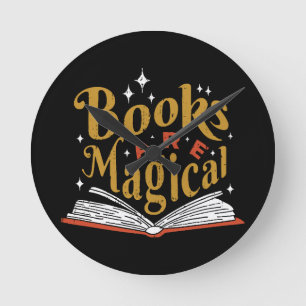 Oude boeken zijn magisch ronde klok
