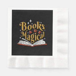Oude boeken zijn magisch servet