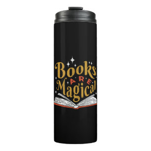 Oude boeken zijn magisch thermosbeker