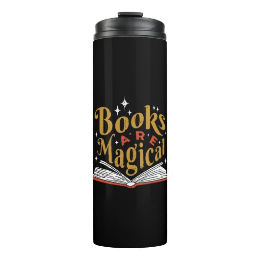 Oude boeken zijn magisch thermosbeker (Voorkant)