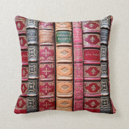 Oude boekenbibliotheek (Engelse Essays) Kussen
