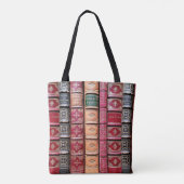 Oude boekenbibliotheek (Engelse Essays) Tote Bag (Achterkant)