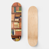 Oude boekenbibliotheekboekenboekenboekenboekenplan skateboard (Voorkant)