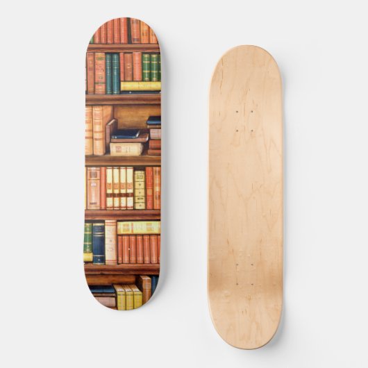Oude boekenbibliotheekboekenboekenboekenboekenplan skateboard (Voorkant)