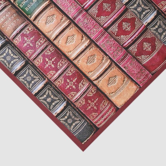 Oude boekenontkoppeling (Engelse Essays) Tissuepapier (Detail)