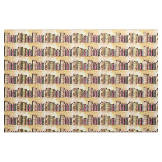 Oude boekenstriped verbinding stof (Fat Quarter)