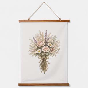 Oude Boeket Wilde Bloemen Hangend Wandkleed