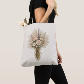 Oude Boeket Wilde Bloemen Tote Bag (Dichtbij)