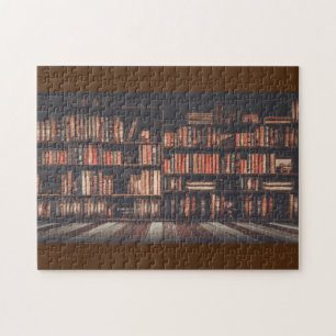 Oude boekhouder legpuzzel