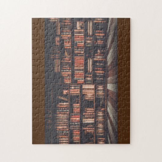 Oude boekhouder legpuzzel (Verticaal)