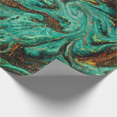 Oude boekomslag met abstract antiek patroon cadeaupapier (Hoek)