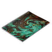 Oude boekomslag met abstract antiek patroon notitieboek (Linkerzijde)