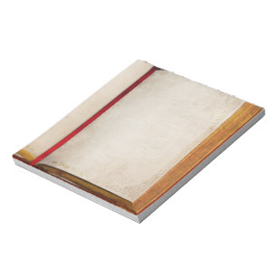 Oude boekpagina's notitieblok