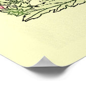 Oude Boektitelpagina Wiegeliedjes uit vele Landen Poster (Hoek)