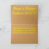 Oude Boerderij apparatuur Vaderdag Wenskaart Kaart (Binnen)