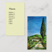 Oude boerderij in Chianti/Toscane Visitekaartje (Voorkant / Achterkant)