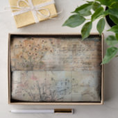 OUDE BOERDERIJ IN DE HERFST DECOUPAGE TISSUEPAPIER (Geschenk)