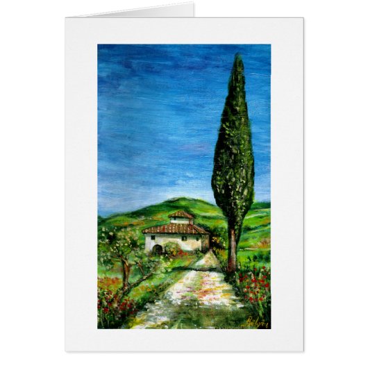 Oude boerderij in Toscane (Voorkant)