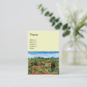 OUDE BOERDERIJ IN TOSCANE, room Visitekaartje (Staand voorkant)