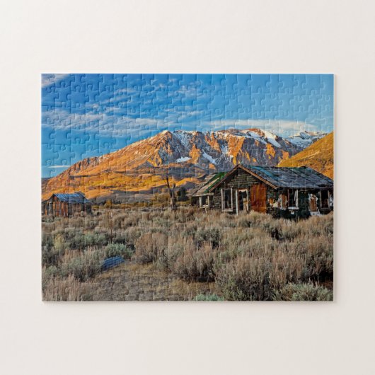 Oude boerderij langs hwy 395 in June Lake Legpuzzel (Horizontaal)