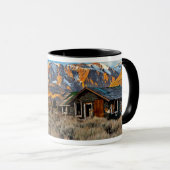 Oude boerderij langs hwy 395 in June Lake Mok (Voorkant rechts)