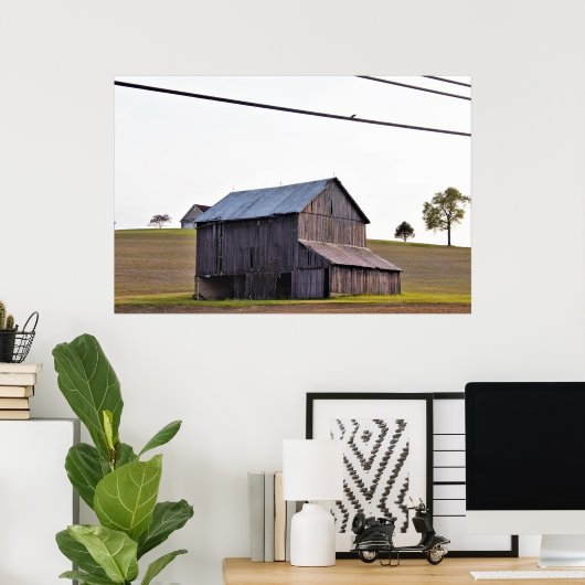 Oude Boerderij Poster (Thuiskantoor)