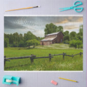 Oude Boerderij Rustin Barn Medow Decoupage Paper Tissuepapier (Craft)