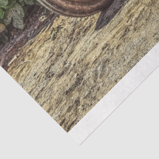 Oude Boerderij Tractor 3  debetpapier Tissuepapier (Detail)