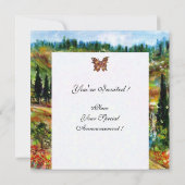 OUDE BOERDERIJ TUSCANY LANDSCHAP,geel groen wit Kaart (Achterkant)